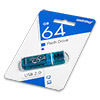  USB Flash () SmartBuy Glossy  64Gb  Blue () 
