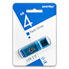  USB Flash () SmartBuy Glossy  4Gb  Blu () 