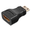 Переходник HDMI (Af) -- mini HDMI (Dm)  1.4 SmartBuy, gold 24K
