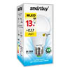 Светодиодная LED-лампа SmartBuy A60 13W (цоколь E27)<br /> теплый свет 3000K, 220V