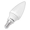 Светодиодная LED-лампа SmartBuy C37 5W (цоколь E14)<br /> теплый свет 3000K, 220V