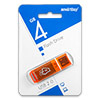  USB Flash () SmartBuy Glossy  4Gb  Orange () 