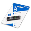  USB 3.0 Flash () SmartBuy  Glossy 8Gb  Dark Grey (-) 