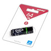  USB 3.0 Flash () SmartBuy  Glossy 64Gb  Dark Grey (-) 