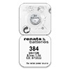 Батарейка Renata SR384 1.55V круглая (41), 1 шт в блистерной упаковке