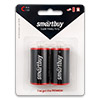 Батарейка SmartBuy C  1.5V R14 (солевая), 2 шт в блистерной упаковке