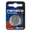 Батарейка Renata CR2320 3V круглая, 1 шт в блистерной упаковке