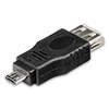 Переходник OTG (адаптер) USB (Af) - micro USB (Bm), Perfeo, черный