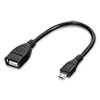 Переходник OTG (кабель) USB (Af) - micro USB (Bm), 0.2м, VS