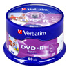 Диски (болванки) Verbatim DVD+R 4,7Gb 16x Printable cake box 50