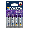 Батарейка VARTA Professional AA  1.5V LR6 (литиевая), 4 шт в блистерной упаковке