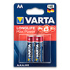 Батарейка VARTA Max Tech AA  1.5V LR6, 2 шт в блистерной упаковке
