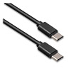 Кабель USB 2.0  Type-C - Type-C, 1.0м SmartBuy, черный,  fast charge