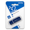  USB Flash () 32Gb SmartBuy Glossy Crown Blue (USB 3.0)