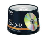Цены на TDK DVD-R и DVD+R